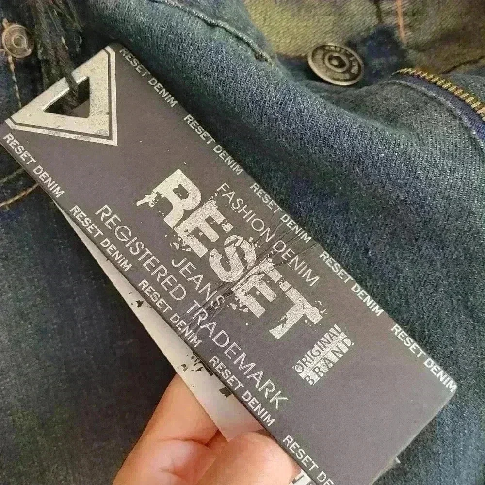 RESET Fashion DENIM Men's Jeans Blue/ Light Wash 40×32 Pockets Straight Classic - Picture 8 of 12